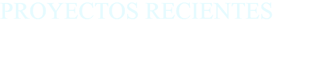 PROYECTOS RECIENTES